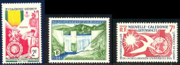 Nouvelle-Caledonie 1958 Yvert 279 - 287 - 290 ** TB Bord De Feuille - Ongebruikt