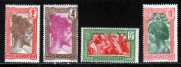 Madagascar 1930 Yvert 162 / 165 * TB Charniere(s) - Nuovi