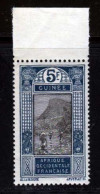 Guinee 1922 Yvert 98 ** TB Bord De Feuille - Ongebruikt