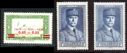 Algerie 1938 Yvert 147 - 168 Normal Et Clair ** TB - Unused Stamps