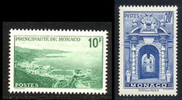 Monaco 1939 Yvert 182 / 183 ** TB Coin De Feuille - Ongebruikt