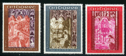Andorre Francais 1969 Yvert 198 / 200 ** TB Coin De Feuille - Nuevos