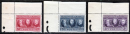 Monaco 1928 Yvert 111 / 113 ** TB Coin De Feuille - Unused Stamps
