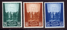 Vatican 1942 Yvert 95 / 97 ** TB - Neufs