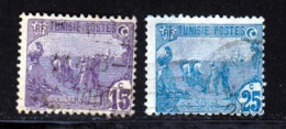 Tunisie 1906 Yvert 33 - 35 (o) B Oblitere(s) - Used Stamps