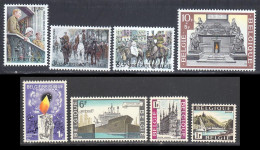 Belgique 1968 Yvert 1474 / 1481 ** TB - Nuovi