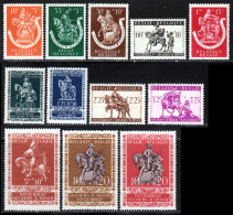 Belgique 1942 Yvert 603 / 614 ** TB - Unused Stamps