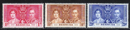 Bermudes 1937 Yvert 101 / 103 ** TB - Bermuda