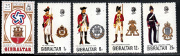 Gibraltar 1976 Yvert 337 / 341 ** TB - Gibilterra