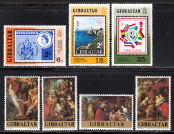 Gibraltar 1977 Yvert 364 / 370 ** TB Bord De Feuille - Gibilterra