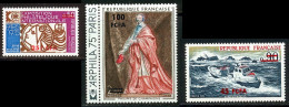 Reunion 1974 Yvert 421 - 423 - 424 ** TB Bord De Feuille - Unused Stamps