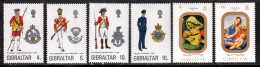 Gibraltar 1974 Yvert 308 / 313 ** TB - Gibilterra