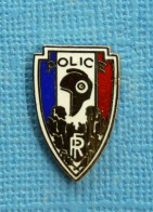 1 PIN'S /  ** INSIGNE / POLICE NATIONALE RÉPUBLIQUE FRANÇAISE ** - Polizei