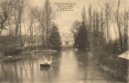 St Julien * Vue Sur La Seine , Propriété De M. DE BOSSANCOURT * Bac Passeur - Andere & Zonder Classificatie