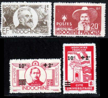 Indochine 1944 Yvert 250 - 260 - 276 - 280 ** TB - Nuevos