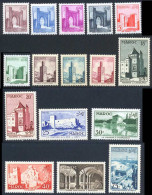 Maroc 1955 Yvert 345 / 350 - 352 / 361 ** TB Bord De Feuille - Nuevos