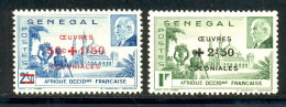 Senegal 1944 Yvert 187 / 188 ** TB - Ongebruikt