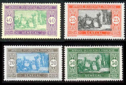 Senegal 1927 Yvert 63 - 76 - 102 - 103 ** TB - Ongebruikt