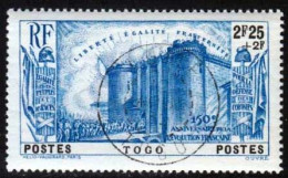 Togo 1939 Yvert 181 (o) B Oblitere(s) Revolution - Usati