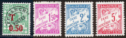 Algerie Taxe 1944 Yvert 28 / 31 ** TB Bord De Feuille - Timbres-taxe