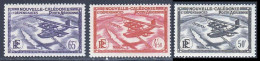 Nouvelle-Caledonie PA 1938 Yvert 29 - 30 - 34 ** B - Ongebruikt