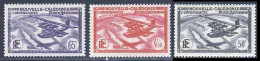 Nouvelle-Caledonie PA 1938 Yvert 29 - 30 - 34 ** B - Ungebraucht