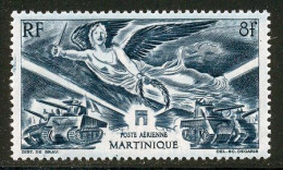 Martinique PA 1946 Yvert 6 ** TB Victoire Bord De Feuille - Poste Aérienne