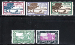 Nouvelle-Caledonie 1928 Yvert 139 - 143 - 146 - 147 - 147A ** TB Bord De Feuille - Neufs