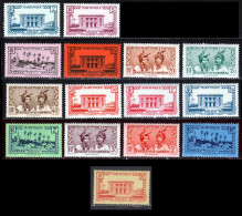 Martinique 1933 Yvert 134-136/139-141A-142-144-148A-149/154 ** TB - Neufs