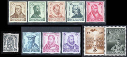 Belgique 1942 Yvert 527 - 593 / 600 - 602 ** TB - Unused Stamps
