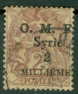 Syrie   26  Ob   B/TB   Surcharge Décalée   - Used Stamps