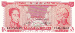 VENEZUELA CINCO BOLIVARES - Venezuela
