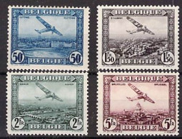 Belgique - Timbre - Poste Aérienne - 1930 - COB PA1/*4* - Cote COB 2022 7,5 - Postfris