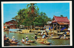 CPSM / CPM 10.5 X 15 Thaïlande (135) Floating Market  Marché Flottant - Tailandia