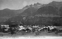 CPA 9 X 14 Suisse Valais  CHAMPERY Et La Dent Du Midi - Champéry