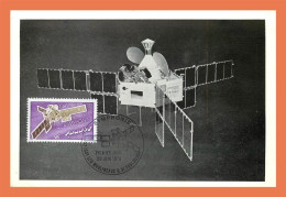 A597 / 271 Carte Maximum Satellite SYMPHONIE Premier Jour 1976 - Non Classificati