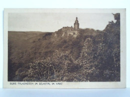 Postkarte: Burg Falkenstein Im Selketal Im Harz Von (Harz) - Unclassified