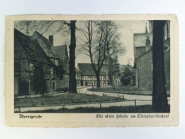 Postkarte: Wernigerode - Die Alten Häuser Am Oberpfarrkirchhof Von Wernigerode - Unclassified