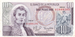 COLOMBIE 10 PESOS ORO - Kolumbien