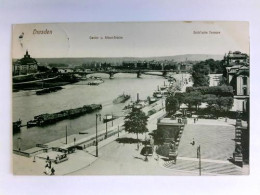 Postkarte: Dresden. Carola- U. Albert-Brücke - Brühl'sche Terrasse Von Dresden - Unclassified