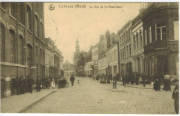 Postkarte: La Rue De La République Von Comines (Nord) - Ohne Zuordnung