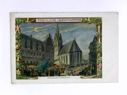 Postkarte: Fröhliche Weihnachten - Christmarkt In Hannover Von Hannover - Ohne Zuordnung