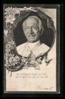 AK Se. Heiligkeit Papst Leo XIII., 1810-1903  - Papi