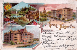 Deutschland - Gruss Aus HAGEN I /W - Litho 1901 - Hagen