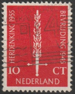 MiNr. 660 Niederlande       1955, 4. Mai. 10. Jahrestag Der Befreiung. - Oblitérés