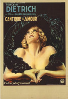 CINEMA  MARLENE DIETRICH CANTIQUE D'AMOUR - Affiches Sur Carte