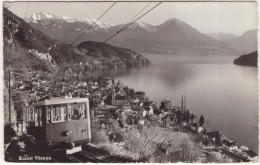 Kurort Vitznau Am Vierwaldstättersee Mit Rigibahn Und Nidwaldneralpen - (Schweiz/Suisse) - 1974 - ZUG/TRAIN - Vitznau
