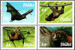 Palau Poste N** Yv: 154/157 La Chauve Souris - Palau