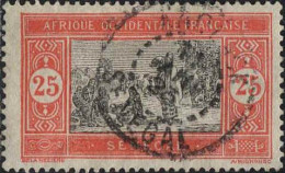 Sénégal Poste Obl Yv: 76 Mi:76 Marché Indigène (TB Cachet Rond) - Used Stamps