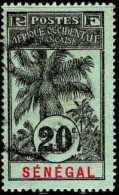 Sénégal Poste Obl Yv: 36 Mi:36 Palmiers (Beau Cachet Rond) - Usati